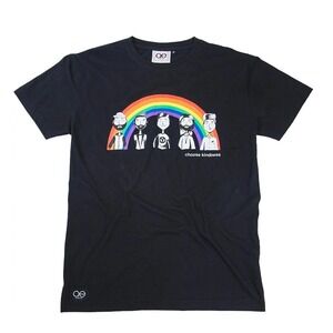 Queer Eye Choose Kindness Rainbow Fab Five Graphic Tee Black Large QE6112-L